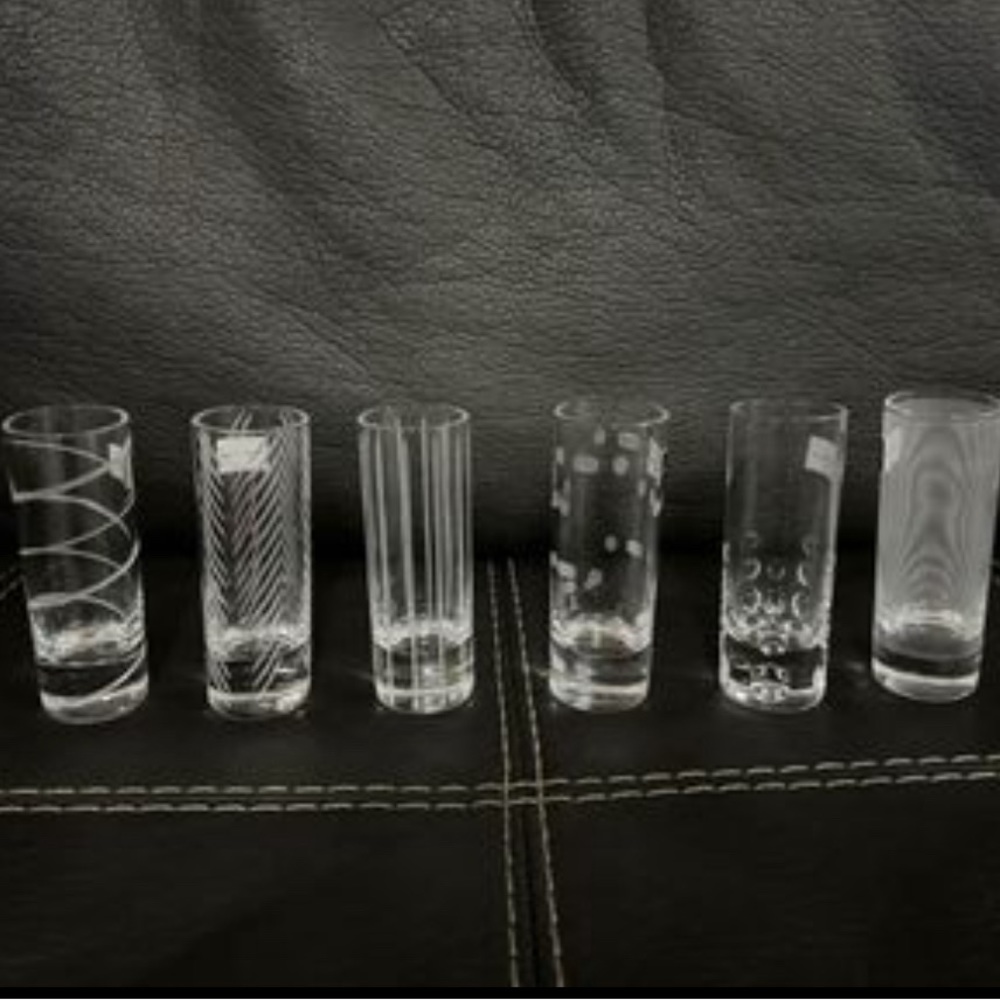 Mikasa set of 6 shot glasses